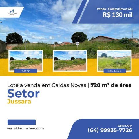 Imagem representativa: Lote com 720 metros quadrados a venda em Caldas Novas no Jussara | Entre em contato